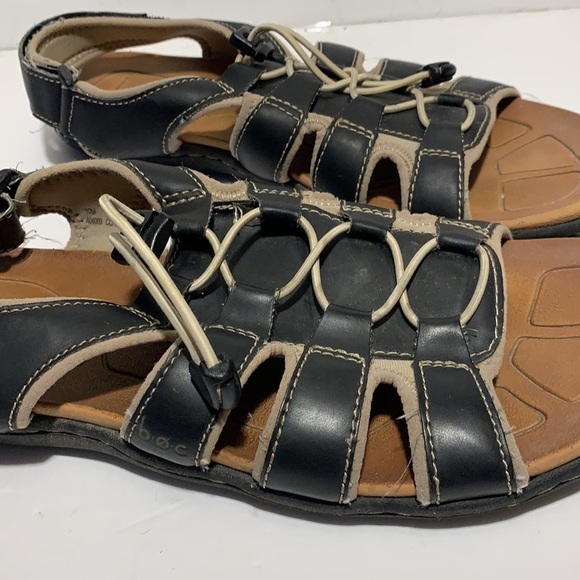 boc black sandals built in lace 10M - Picture 3 of 7